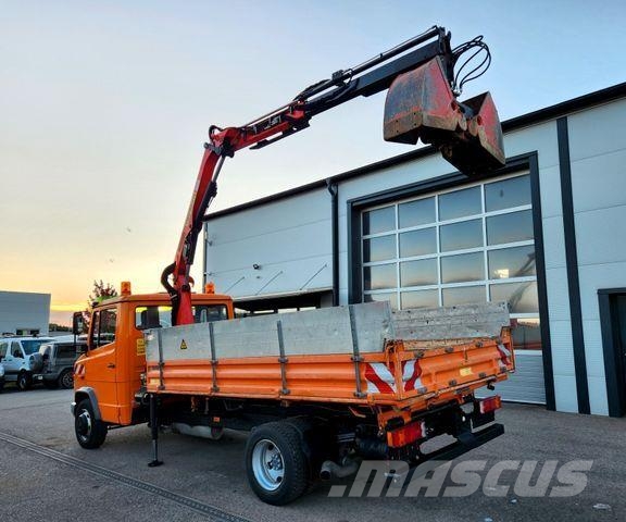 Mercedes-Benz Vario 815D Palfinger PK4501 Kran Meiller 74tkm Billenő teherautók