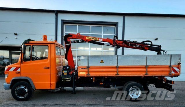 Mercedes-Benz Vario 815D Palfinger PK4501 Kran Meiller 74tkm Billenő teherautók