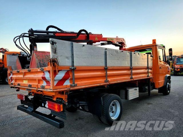 Mercedes-Benz Vario 815D Palfinger PK4501 Kran Meiller 74tkm Billenő teherautók