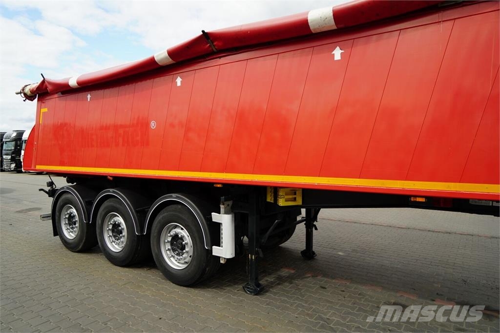 Metal-Fach WYWROTKA 25 m3 / ALUMINIOWA / OŚ PODNOSZONA / 5 1 Kippers