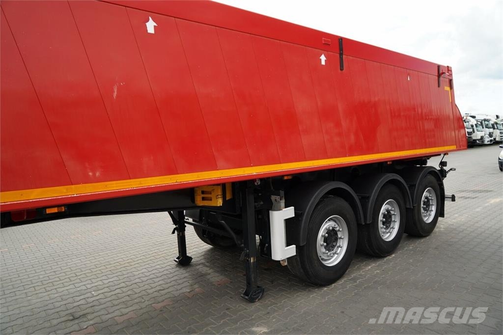 Metal-Fach WYWROTKA 25 m3 / ALUMINIOWA / OŚ PODNOSZONA / 5 1 Kippers