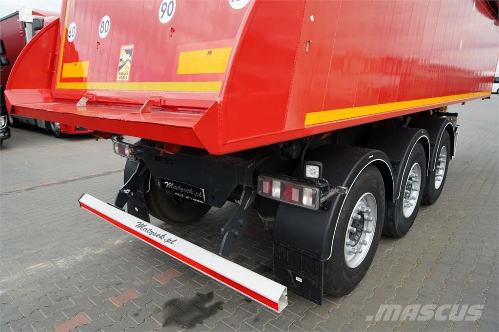 Metal-Fach WYWROTKA 25 m3 / ALUMINIOWA / OŚ PODNOSZONA / 5 1 Kippers