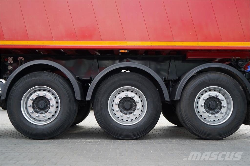 Metal-Fach WYWROTKA 25 m3 / ALUMINIOWA / OŚ PODNOSZONA / 5 1 Kippers