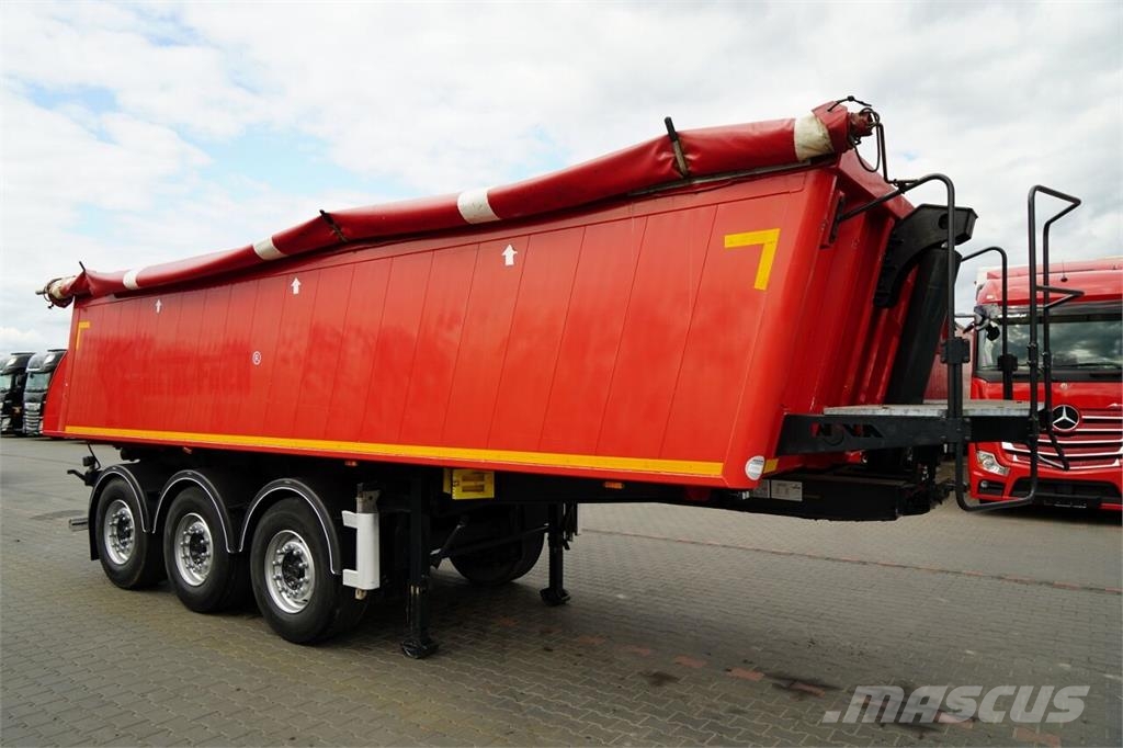 Metal-Fach WYWROTKA 25 m3 / ALUMINIOWA / OŚ PODNOSZONA / 5 1 Kippers