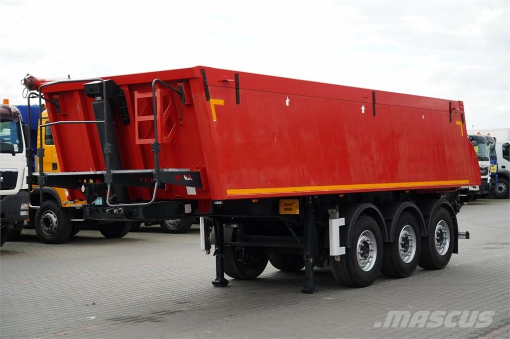 Metal-Fach WYWROTKA 25 m3 / ALUMINIOWA / OŚ PODNOSZONA / 5 1 Kippers