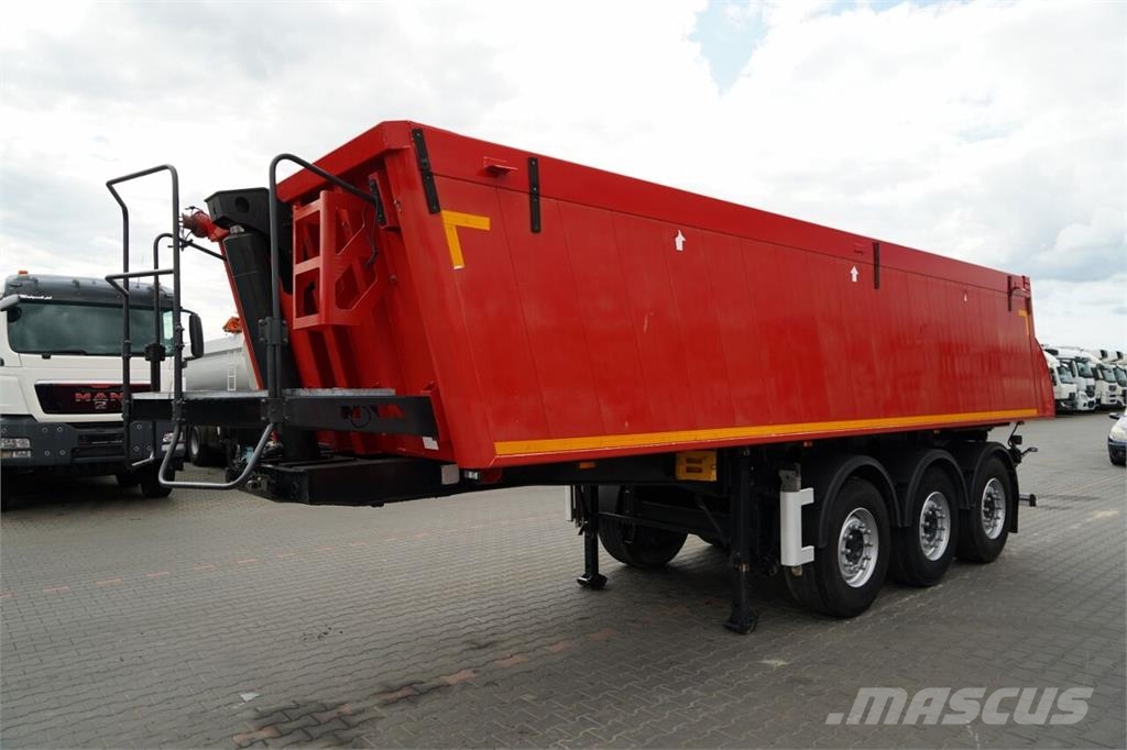 Metal-Fach WYWROTKA 25 m3 / ALUMINIOWA / OŚ PODNOSZONA / 5 1 Kippers