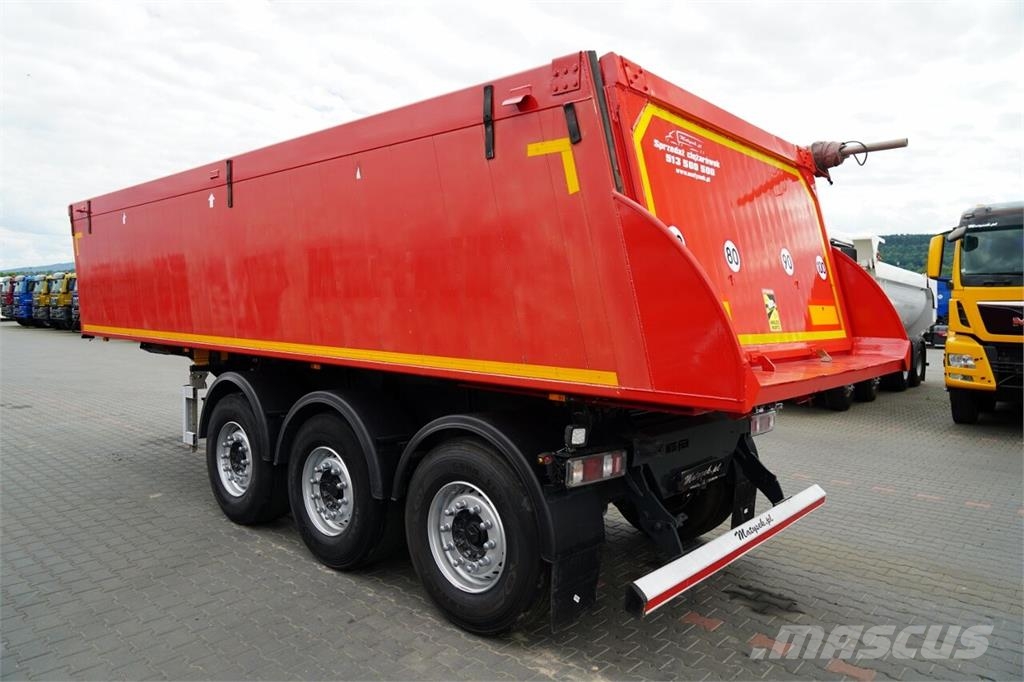 Metal-Fach WYWROTKA 25 m3 / ALUMINIOWA / OŚ PODNOSZONA / 5 1 Kippers