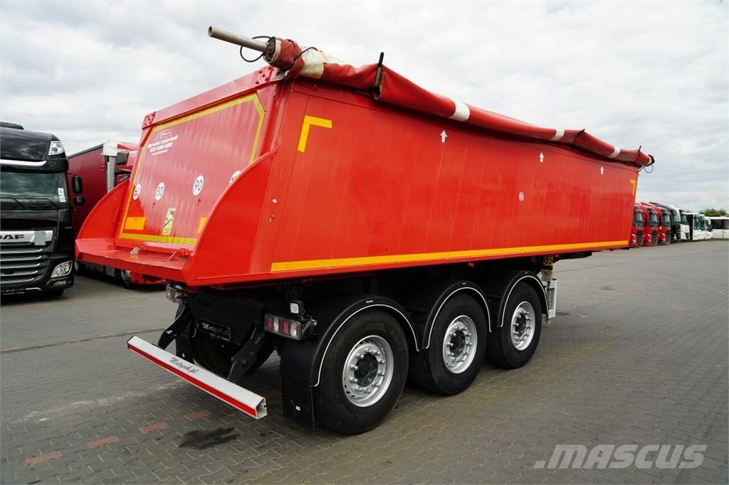 Metal-Fach WYWROTKA 25 m3 / ALUMINIOWA / OŚ PODNOSZONA / 5 1 Kippers