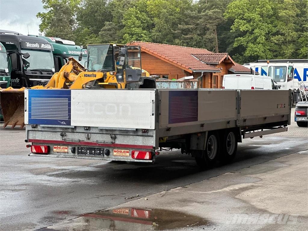 Möslein THT 11 / Low Loader Trailer with Ramps مقطوروات مسطحة/مفصلية الجوانب