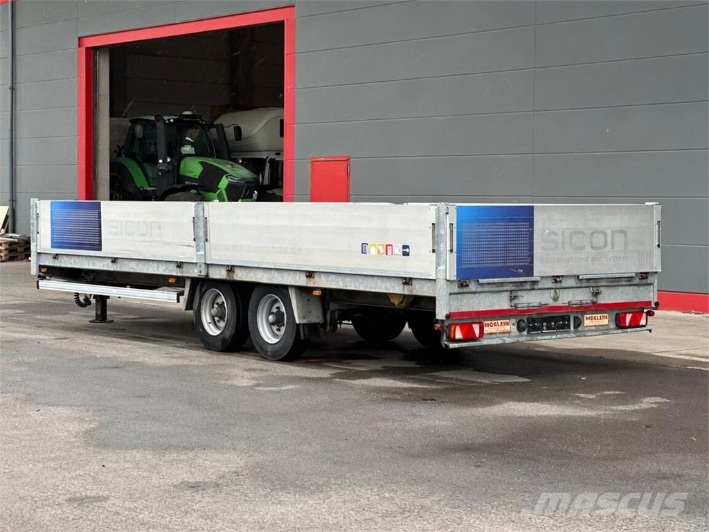 Möslein THT 11 / Low Loader Trailer with Ramps مقطوروات مسطحة/مفصلية الجوانب