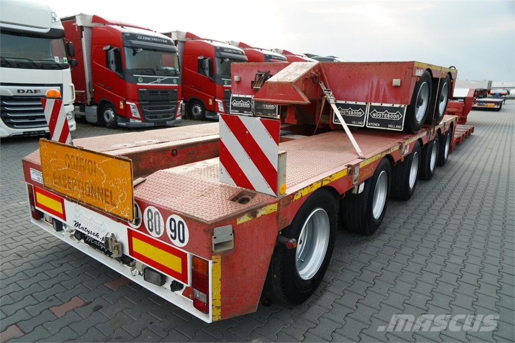 Nooteboom EURO -111-25-ID   NISKOPODWOZIE / ROZCIĄGANA / INT نصف مقطورة مسطحة منخفضة