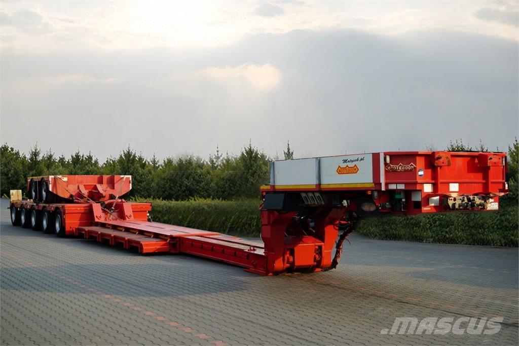 Nooteboom EURO -111-25-ID   NISKOPODWOZIE / ROZCIĄGANA / INT نصف مقطورة مسطحة منخفضة