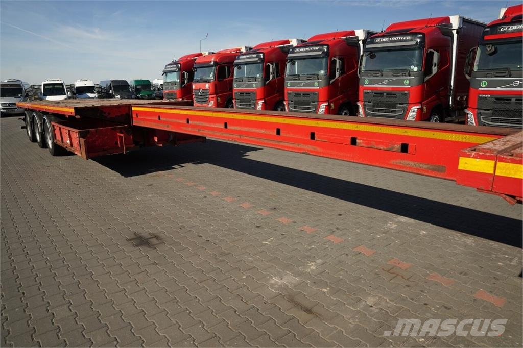 Nooteboom / NACZEPA / PLATFORMA - 20,1 M / ROZCIĄGANA / OSIE Poluprikolice za autotransporter