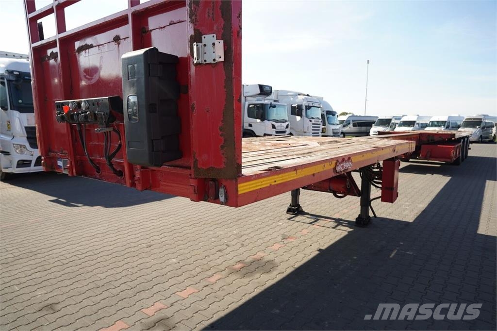 Nooteboom / NACZEPA / PLATFORMA - 20,1 M / ROZCIĄGANA / OSIE Poluprikolice za autotransporter