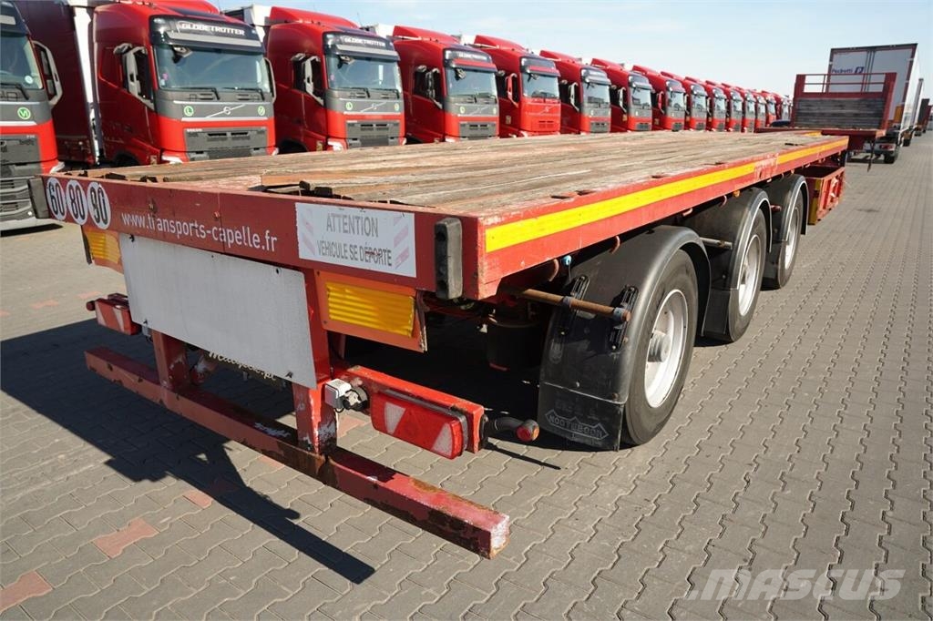 Nooteboom / NACZEPA / PLATFORMA - 20,1 M / ROZCIĄGANA / OSIE Poluprikolice za autotransporter