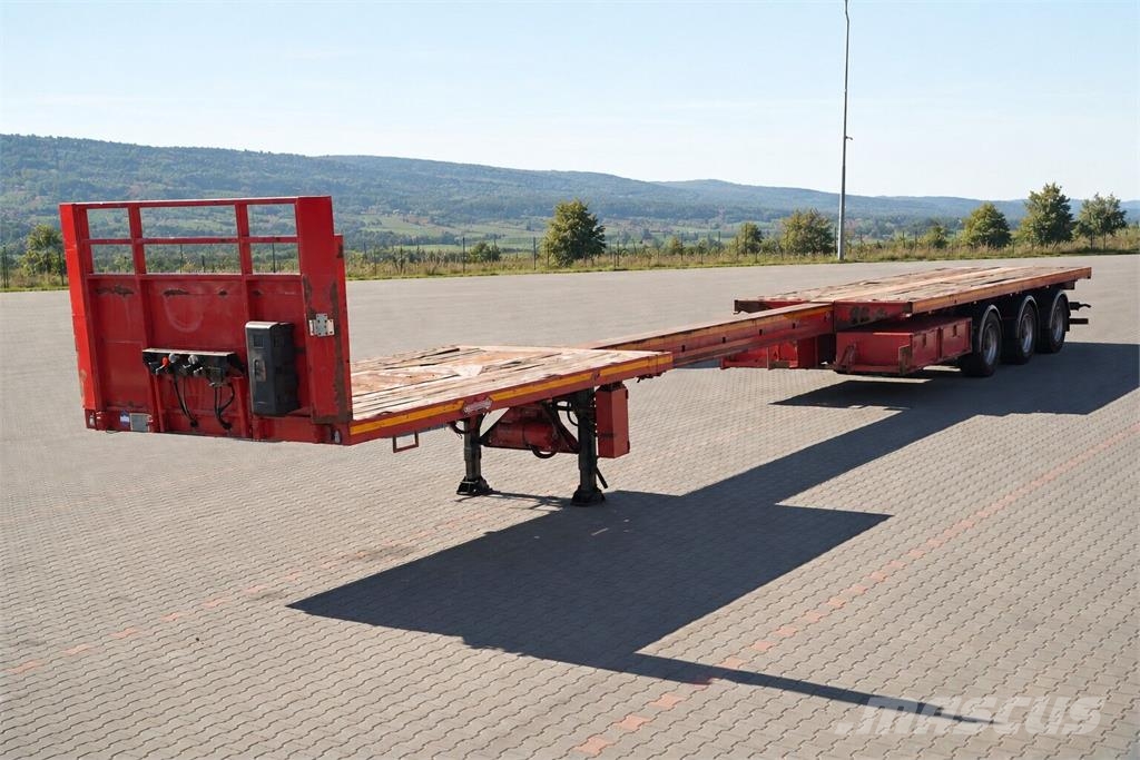 Nooteboom / NACZEPA / PLATFORMA - 20,1 M / ROZCIĄGANA / OSIE Poluprikolice za autotransporter