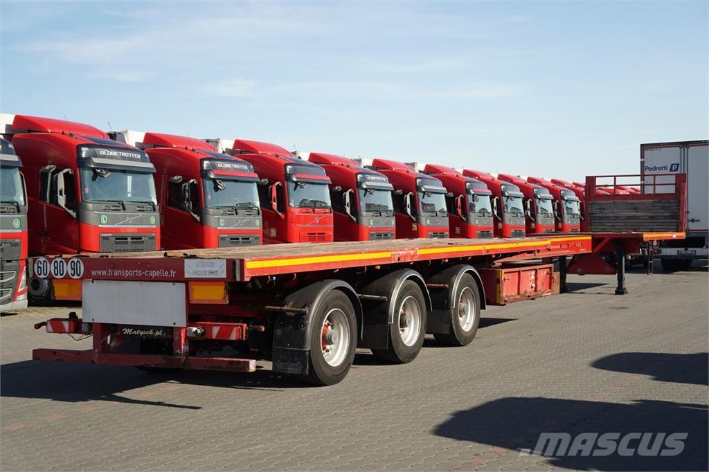 Nooteboom / NACZEPA / PLATFORMA - 20,1 M / ROZCIĄGANA / OSIE Poluprikolice za autotransporter