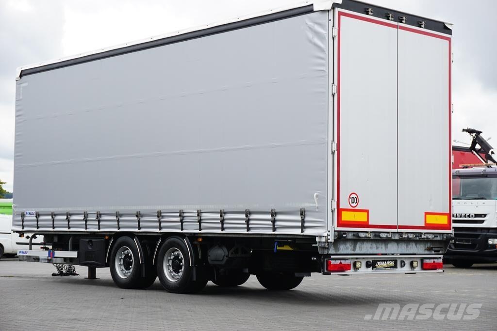 Panav TANDEM / DŁ. 8,2 M / FIRANKA / 20 PALET Remolques de caja de lona