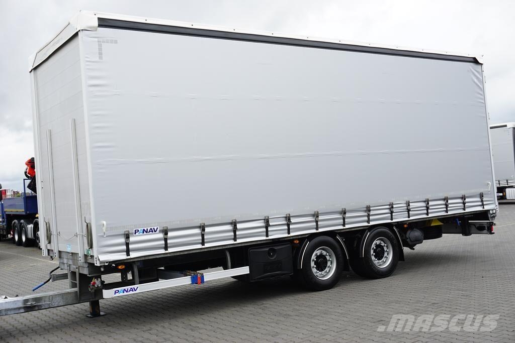 Panav TANDEM / DŁ. 8,2 M / FIRANKA / 20 PALET Remolques de caja de lona