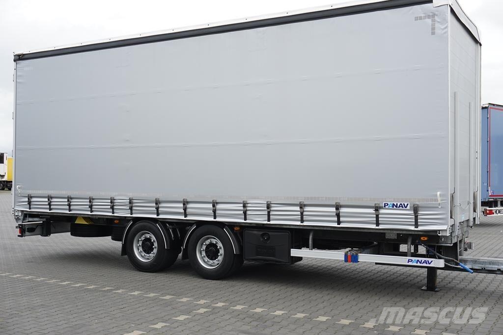 Panav TANDEM / DŁ. 8,2 M / FIRANKA / 20 PALET Remolques de caja de lona