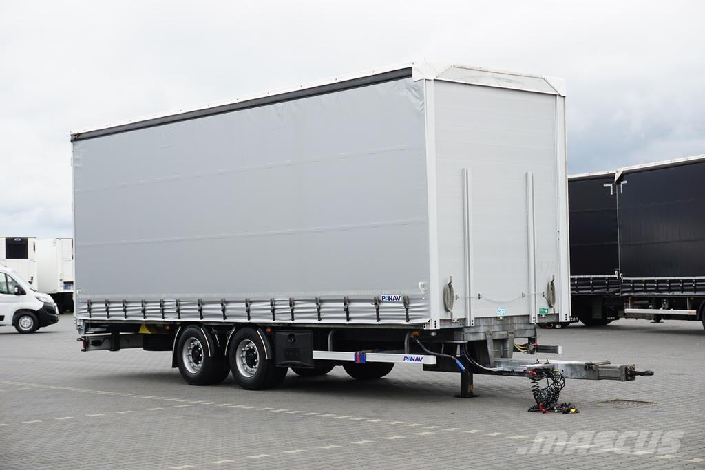 Panav TANDEM / DŁ. 8,2 M / FIRANKA / 20 PALET Remolques de caja de lona