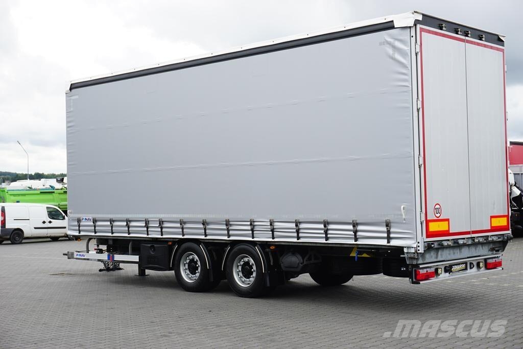 Panav TANDEM / DŁ. 8,2 M / FIRANKA / 20 PALET Remolques de caja de lona