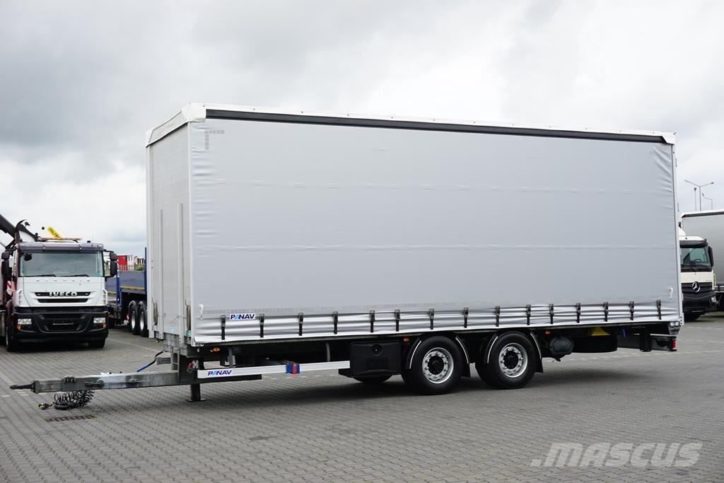 Panav TANDEM / DŁ. 8,2 M / FIRANKA / 20 PALET Remolques de caja de lona