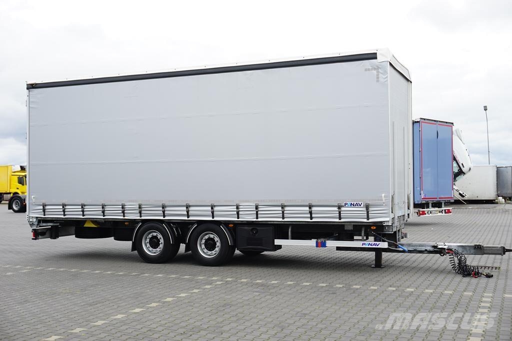 Panav TANDEM / DŁ. 8,2 M / FIRANKA / 20 PALET Remolques de caja de lona