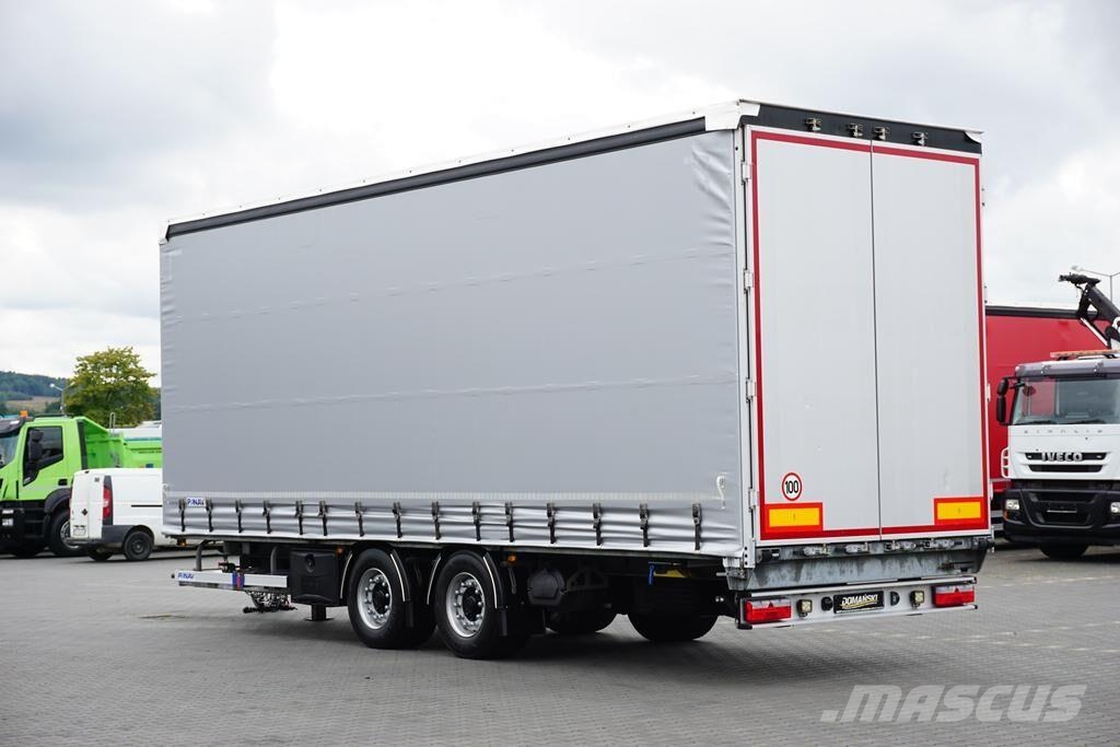 Panav TANDEM / DŁ. 8,2 M / FIRANKA / 20 PALET Remolques de caja de lona