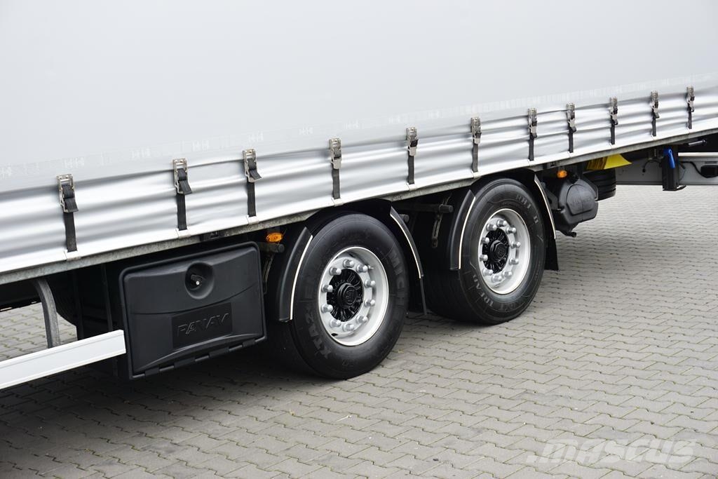 Panav TANDEM / DŁ. 8,2 M / FIRANKA / 20 PALET Remolques de caja de lona
