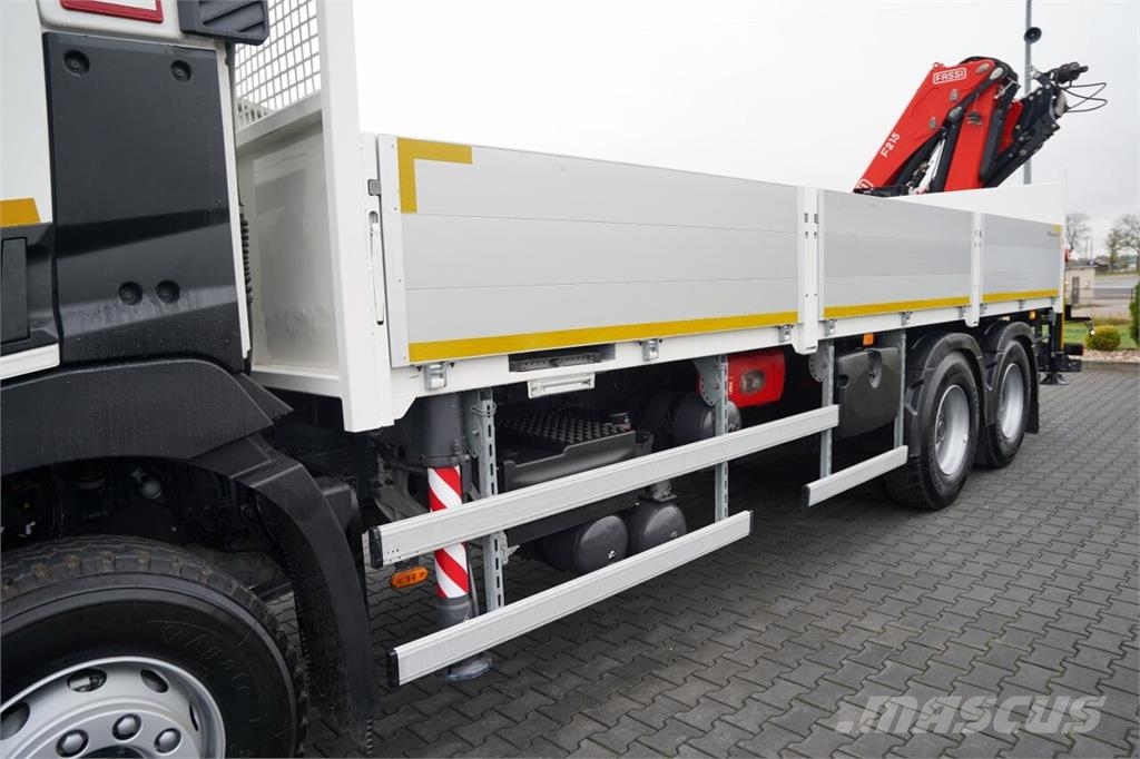 Renault C 380 / 6x4 / SKRZYNIOWY 6,7 m / + HDS FASSI F215A Kamioni sa otvorenim sandukom