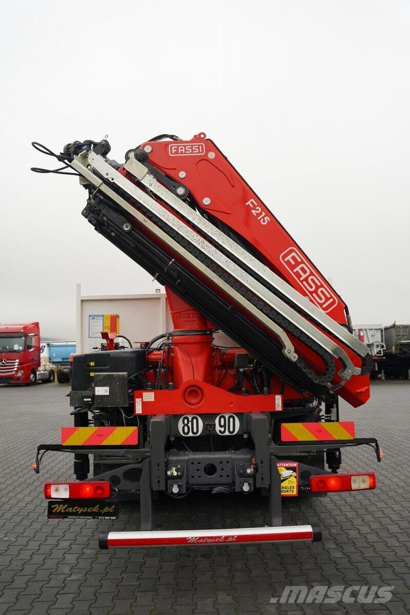 Renault C 380 / 6x4 / SKRZYNIOWY 6,7 m / + HDS FASSI F215A Kamioni sa otvorenim sandukom