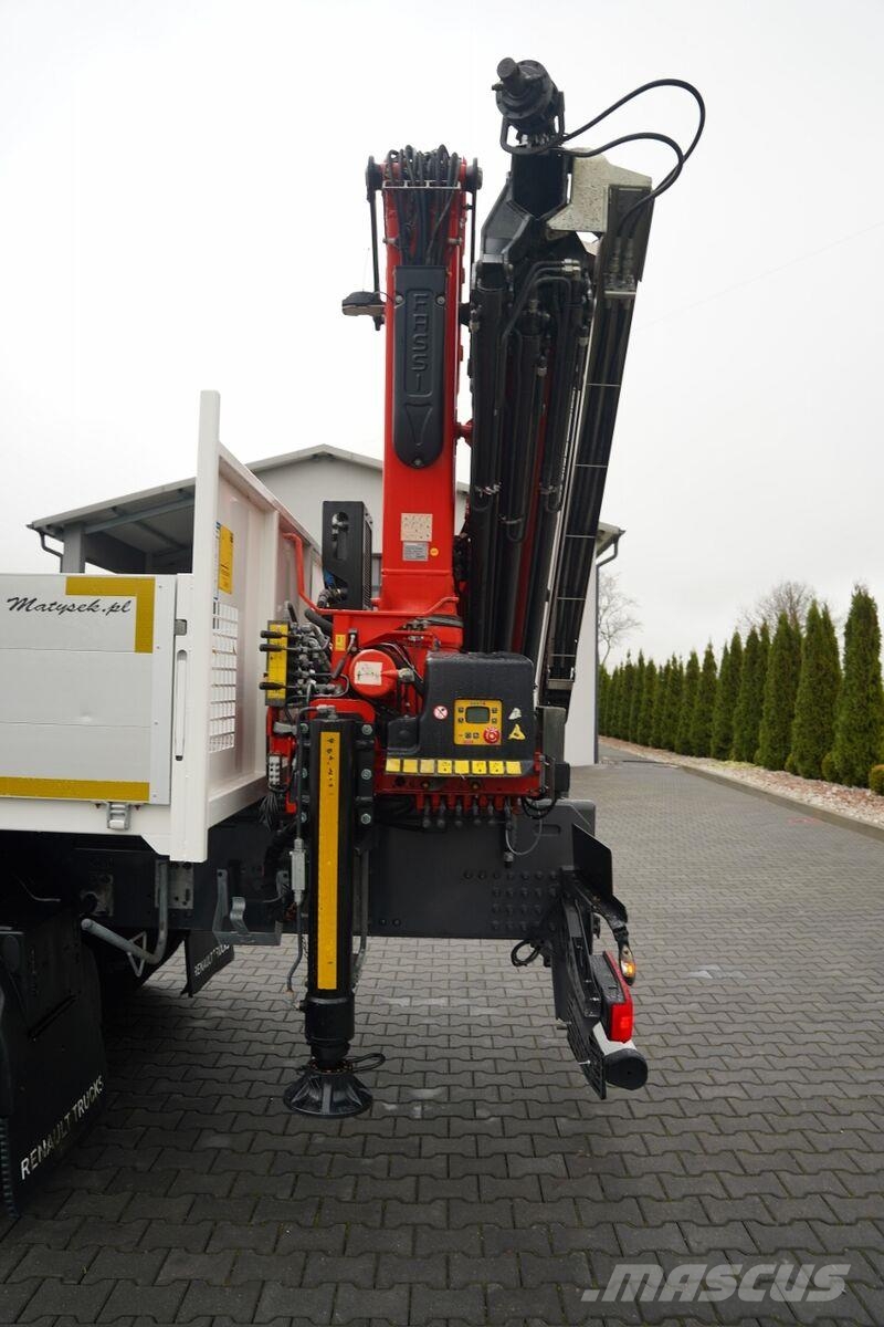Renault C 380 / 6x4 / SKRZYNIOWY 6,7 m / + HDS FASSI F215A Kamioni sa otvorenim sandukom