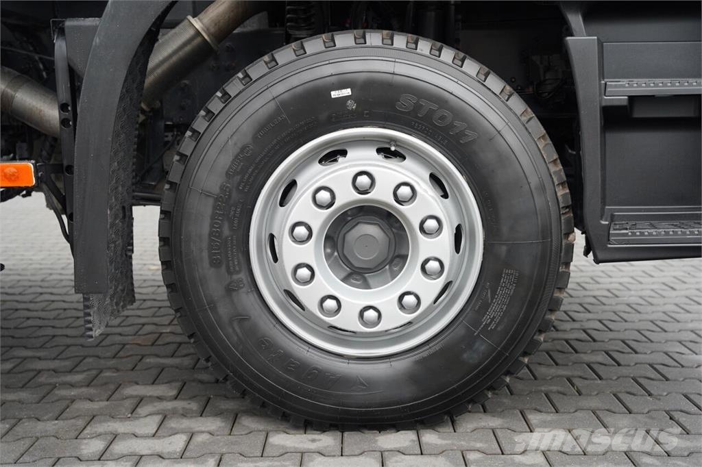 Renault C 380 / 6x4 / SKRZYNIOWY 6,7 m / + HDS FASSI F215A Kamioni sa otvorenim sandukom