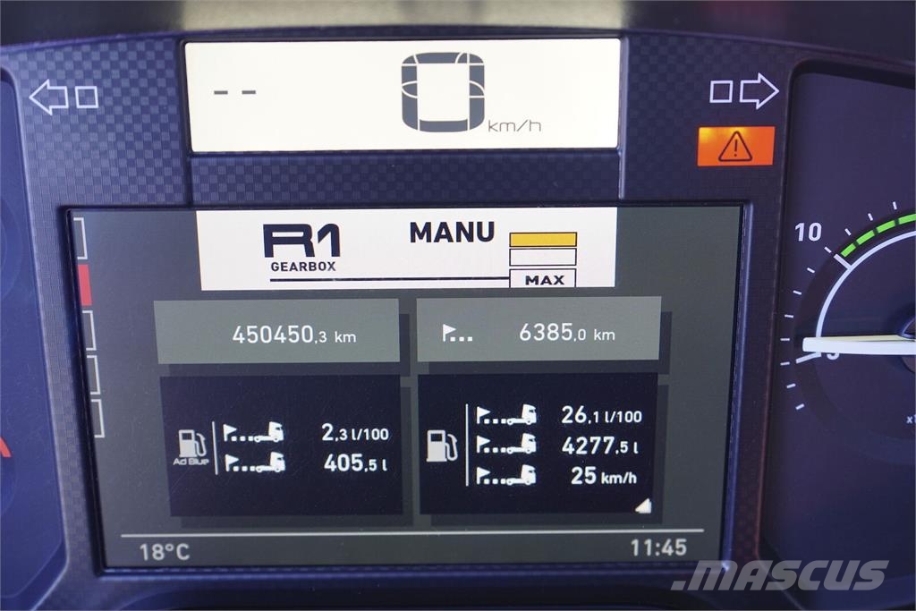 Renault C 430 / 6 X 2 / E 6 / SKRZYNIOWY + HDS / FASSI F 1 平板栏板货车