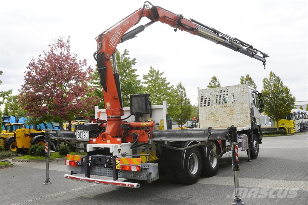 Renault C380 DTI 11 6x4 / Fassi F235A.0.24 E crane / 150 t Járműszállítók