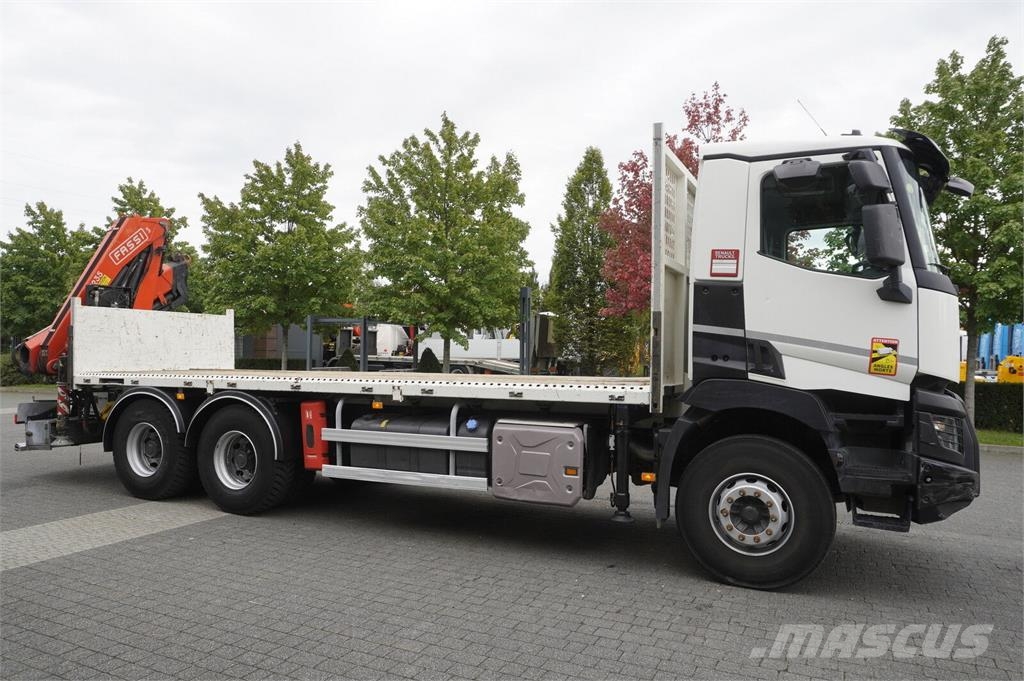 Renault C380 DTI 11 6x4 / Fassi F235A.0.24 E crane / 150 t Grúas de oruga