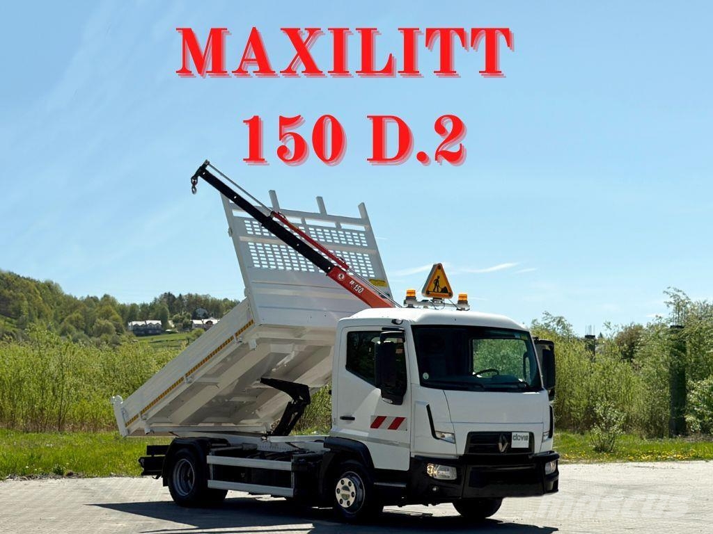 Renault D 7.5 *TIPPER 3,25m *MAXILIFT 150 D.2 * TOP! Kipper