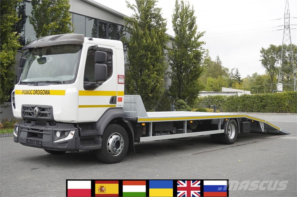 Renault D16 E6 4x2 / NEW Tow truck platform, galvanized, 7 Avtotransporterji