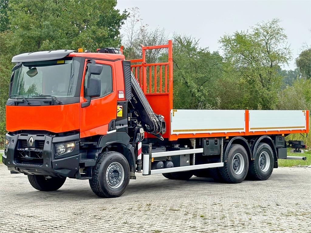 Renault K 380 * HIAB 166 BS-3 HIDUO + FUNK* 6x4 Camion benne