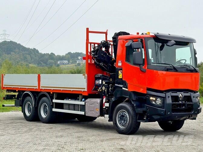 Renault K 380 * HIAB 166 BS-3 HIDUO + FUNK* 6x4 Camion benne
