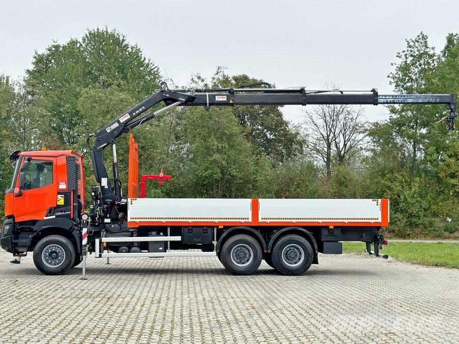Renault K 380 * HIAB 166 BS-3 HIDUO + FUNK* 6x4 Camion benne