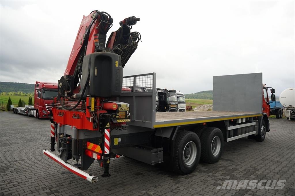 Renault KERAX LANDER 370 DXI / 6x4 / PLATFORMA - 7,1 M + H Autonkuljetusautot