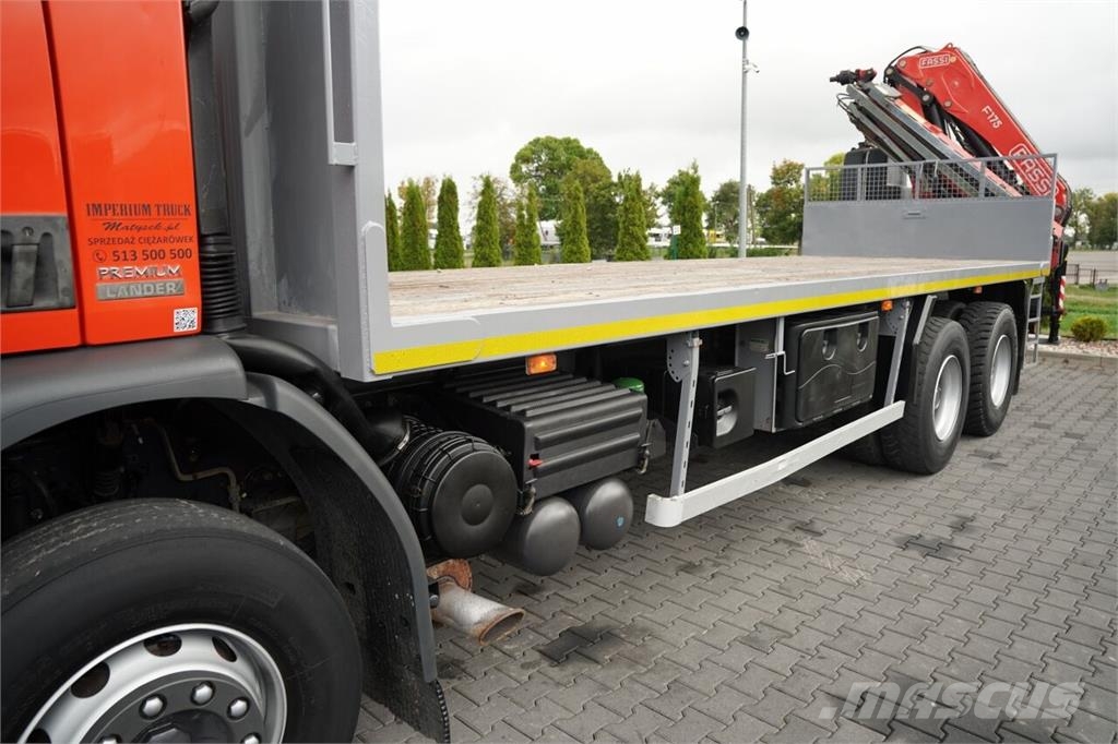 Renault KERAX LANDER 370 DXI / 6x4 / PLATFORMA - 7,1 M + H Autonkuljetusautot