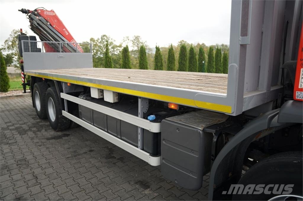 Renault KERAX LANDER 370 DXI / 6x4 / PLATFORMA - 7,1 M + H Autonkuljetusautot