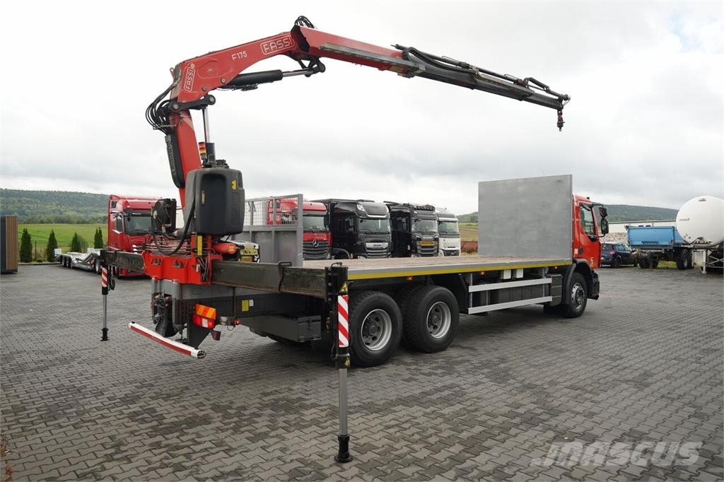 Renault KERAX LANDER 370 DXI / 6x4 / PLATFORMA - 7,1 M + H Autonkuljetusautot