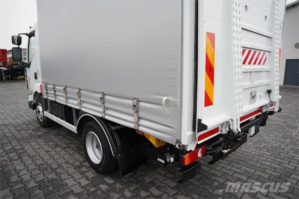 Renault MIDLUM 220 DXI / FIRANKA - 3,7 M / SOLÓWKA / WINDA Kamioni sa ceradom