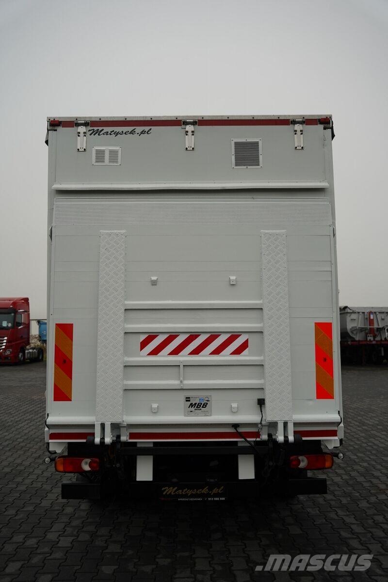 Renault MIDLUM 220 DXI / FIRANKA - 3,7 M / SOLÓWKA / WINDA Kamioni sa ceradom