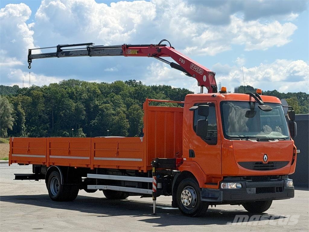 Renault MIDLUM 220 DXI Lastbil med lad/Flatbed