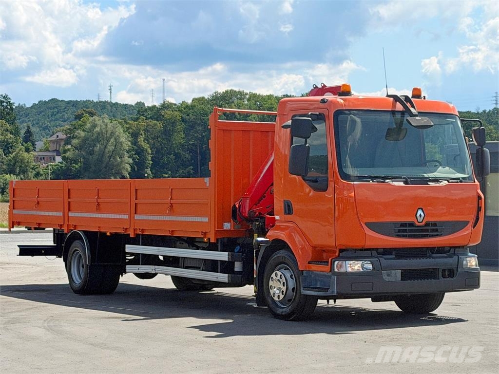 Renault MIDLUM 220 DXI Lastbil med lad/Flatbed